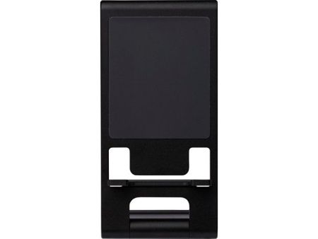 Тонкая алюминиевая подставка для телефона Rise, черный