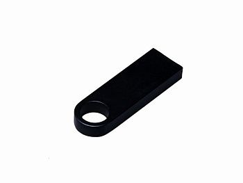 USB 2.0-флешка на 512 Мбайт с мини чипом и круглым отверстием, черный USB 2.0-флешка на 512 Мбайт с мини чипом и круглым отверстием, черный