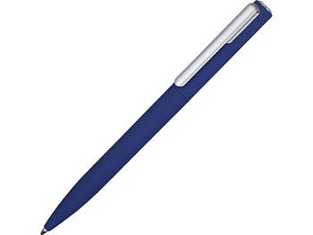 Ручка шариковая пластиковая "Bon" с покрытием soft touch, темно-синий Ручка шариковая пластиковая "Bon" с покрытием soft touch, темно-синий