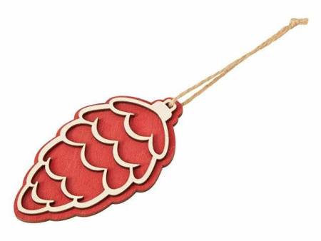 Деревянная подвеска на елку «Cedar»