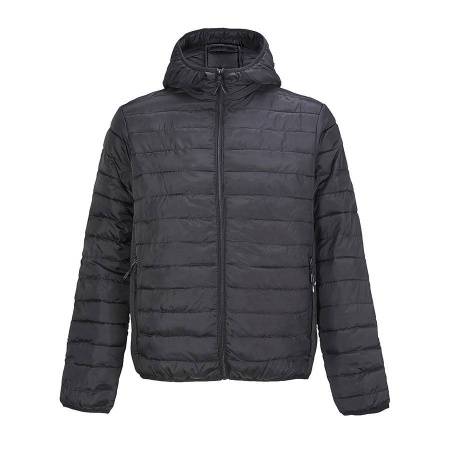 Куртка мужская "STREAM HOODED", тёмно-синий, S, таффета 280 Т