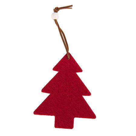 Украшение на елку  "Снежинка", 9х9х0,3см, фетр