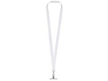 Ланъярд 2 см под сублимацию с трендовым карабином и металлическим держателем для телефона, серебристый