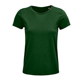 Футболка женская "CRUSADER WOMEN", темно-зеленый, 3XL, 100% органический хлопок, 150 г/м2 Футболка женская "CRUSADER WOMEN", темно-зеленый, 3XL, 100% органический хлопок, 150 г/м2