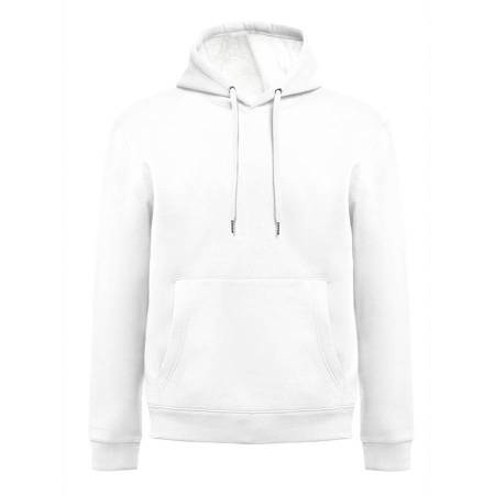 Толстовка мужская с капюшоном KARACHI, белый, S, 50% хлопок, 50% полиэстер