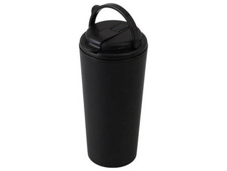 Термокружка с трубочкой «Moment Straw», 350 мл, черный