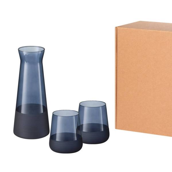 Подарочный набор декантер + 2 стакана Black Edition