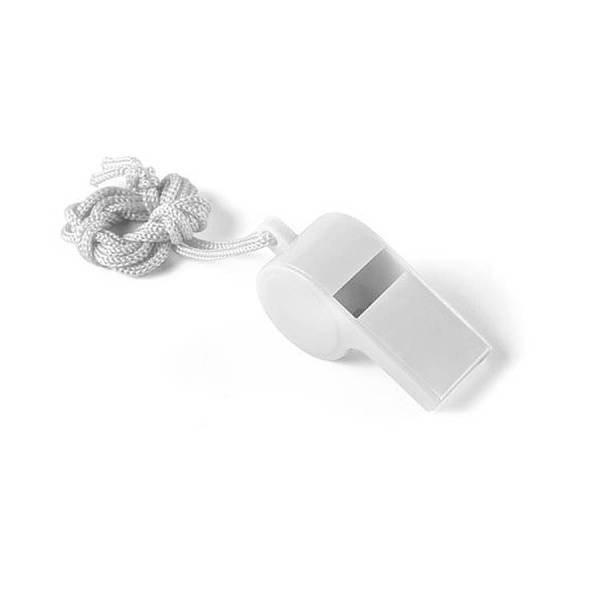 Свисток Судья, белый, 5x2,4х1,9см, пластик