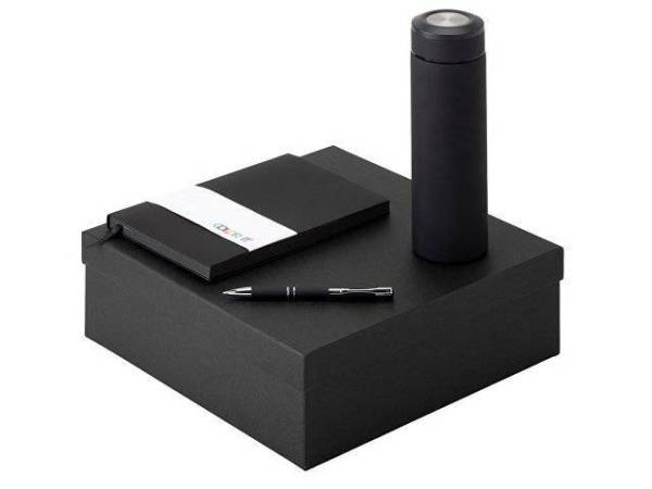 Подарочный набор "Color it" с блокнотом, металлической ручкой и термосом