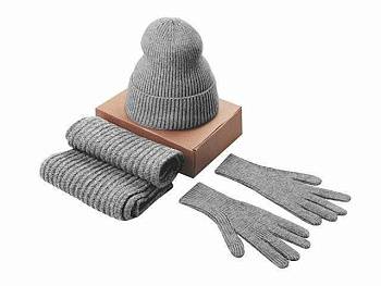 Подарочный набор  «Nordend», серый меланж