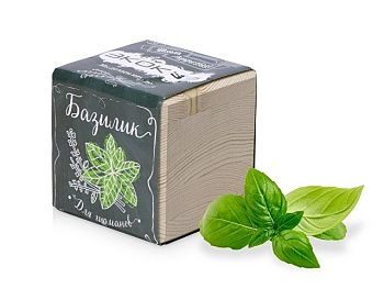 Набор для выращивания "Экокуб Classic "Базилик" Набор для выращивания "Экокуб Classic "Базилик"