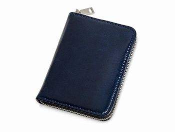 Картхолдер на молнии для 8 пластиковых карт с RFID защитой "Fabrizio", синий Картхолдер на молнии для 8 пластиковых карт с RFID защитой "Fabrizio", синий