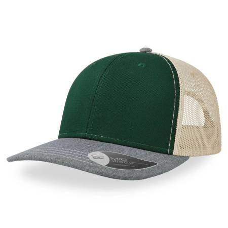 Бейсболка "SONIC", 6 клиньев, пласт. застежка, белый, осн. ткань100% хлопок