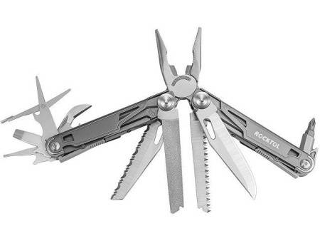 Мультитул Rocktol 19 в 1 с титановыми ручками, нейлоновый чехол, подарочная коробка